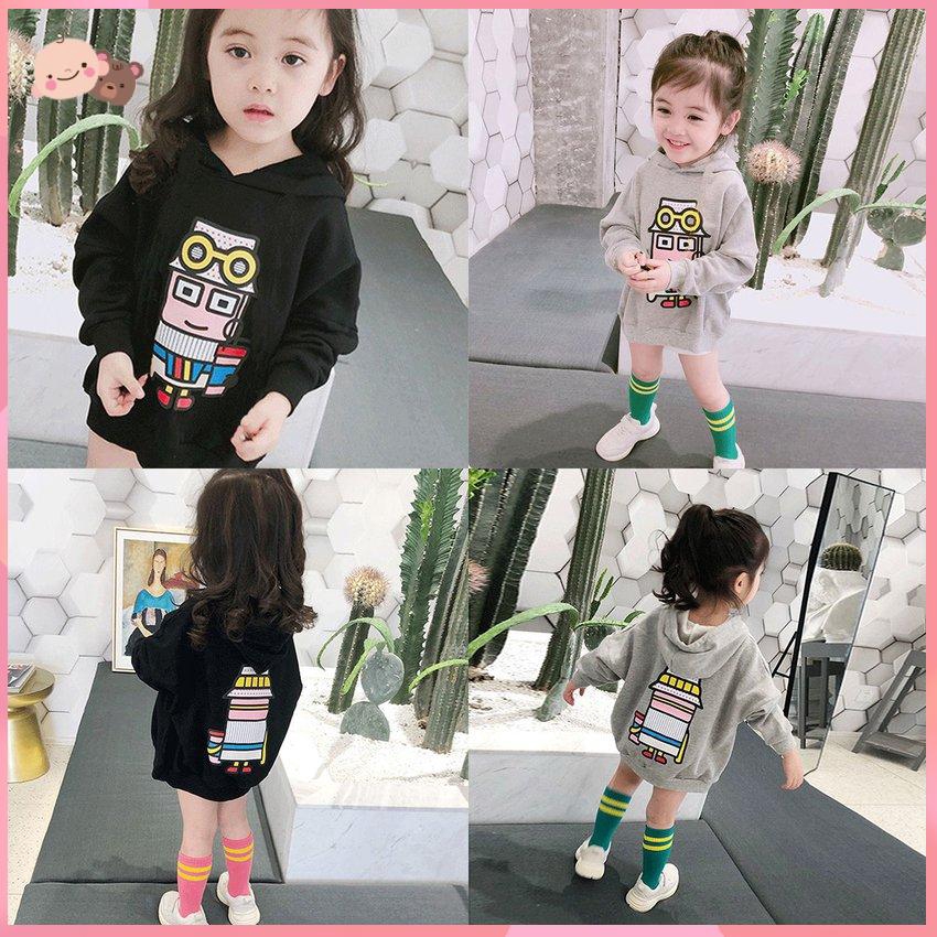 Áo Sweater Hoạ Tiết Robot Giữ Ấm Cho Bé