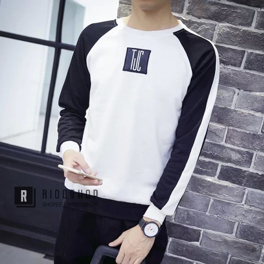 Áo thun nam tay dài hàn quốc ijc RKL027- áo phông nam dài tay đẹp Riooshop | BigBuy360 - bigbuy360.vn