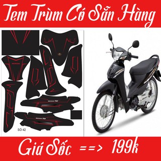 Tem Trùm Xe Wave Sẵn Hàng