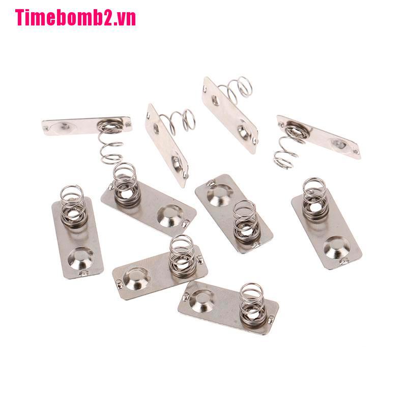 ### Bộ Khay Kim Loại 10 21x9mm Thay Thế Cho Sạc Pin Tiện Dụng