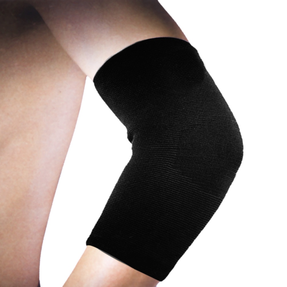Băng Quấn Bảo Vệ Khuỷu Tay Co Giãn Màu Đen Khi Chơi Thể Thao Sự Bảo Vệ