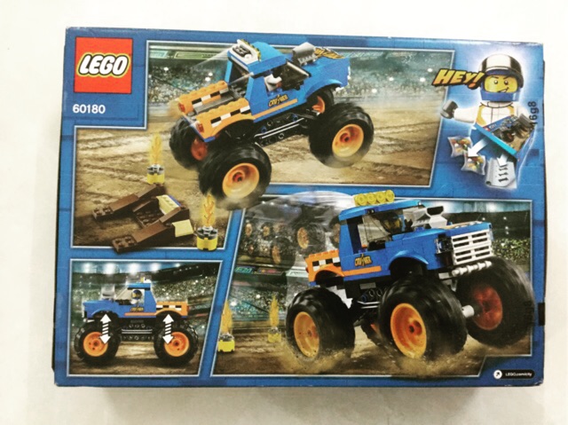 Lego City 60180 - Monster Truck - Bộ xếp hình Lego Xe tải quái vật