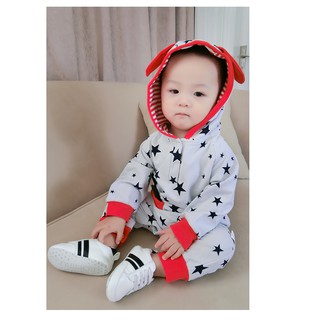 Body nỉ liền cho bé (3-6 tháng và 12-18 tháng)