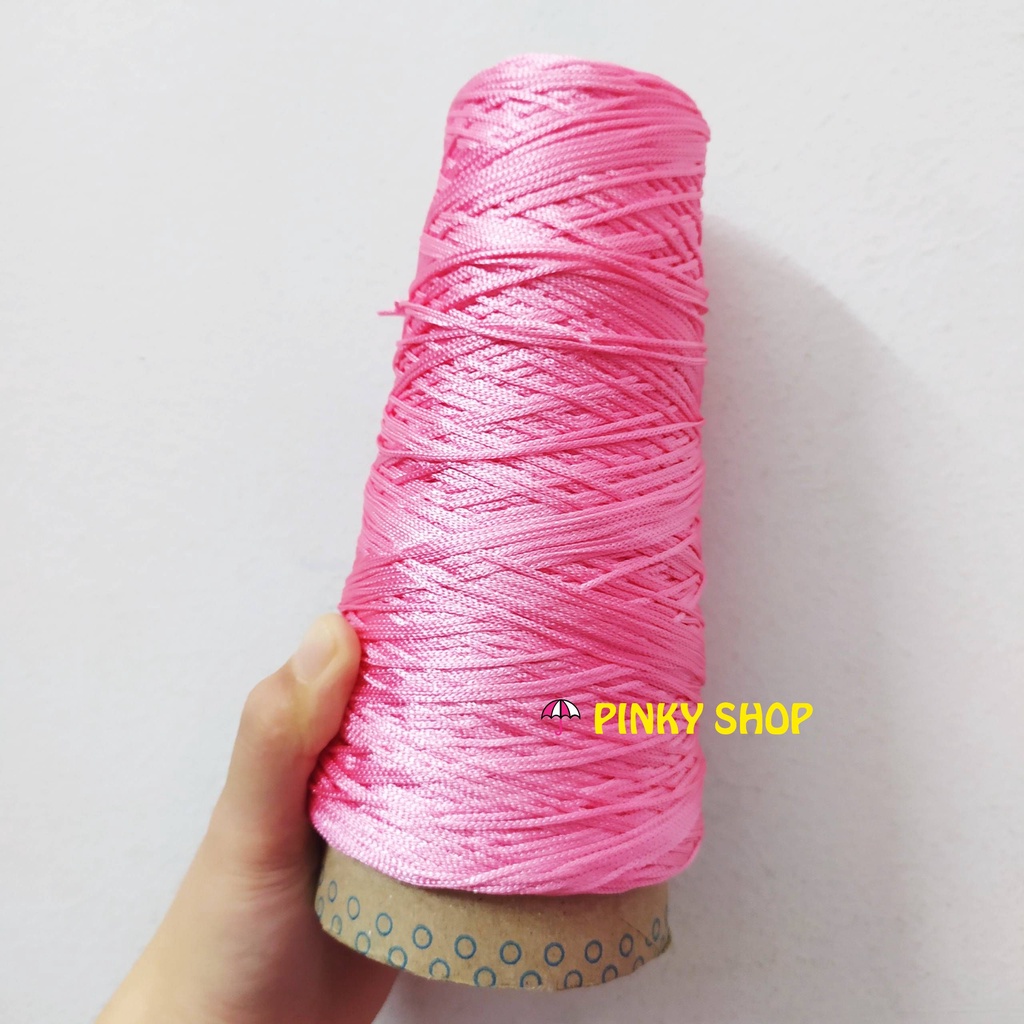 [1 mét] Dây dù, dây cotton 1mm cuộn đủ màu sắc nguyên liệu đan dreamcatcher, vòng tay, phụ kiện handmade Pinky Shop