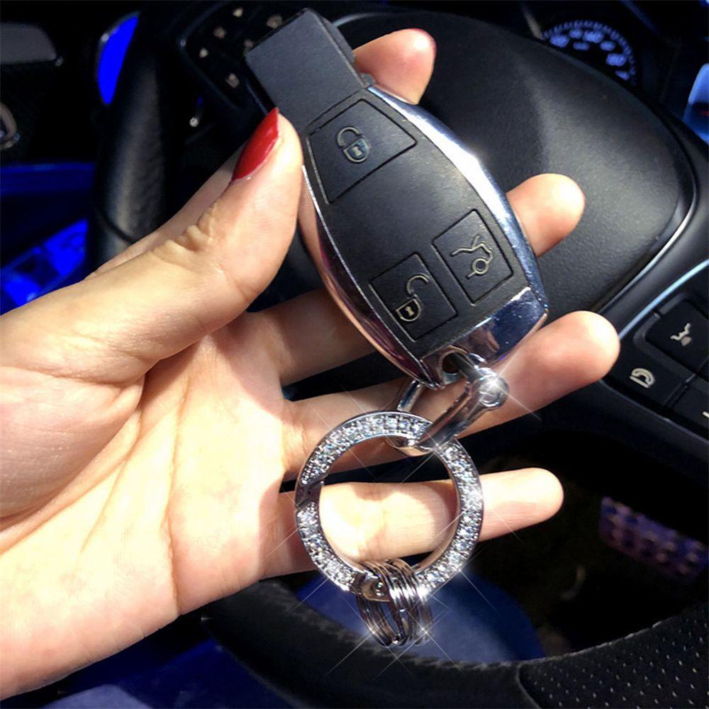 Móc Khóa Xe Hơi / Ba Lô / Túi Xách Lấp Lánh Thời Trang Cho Nữ