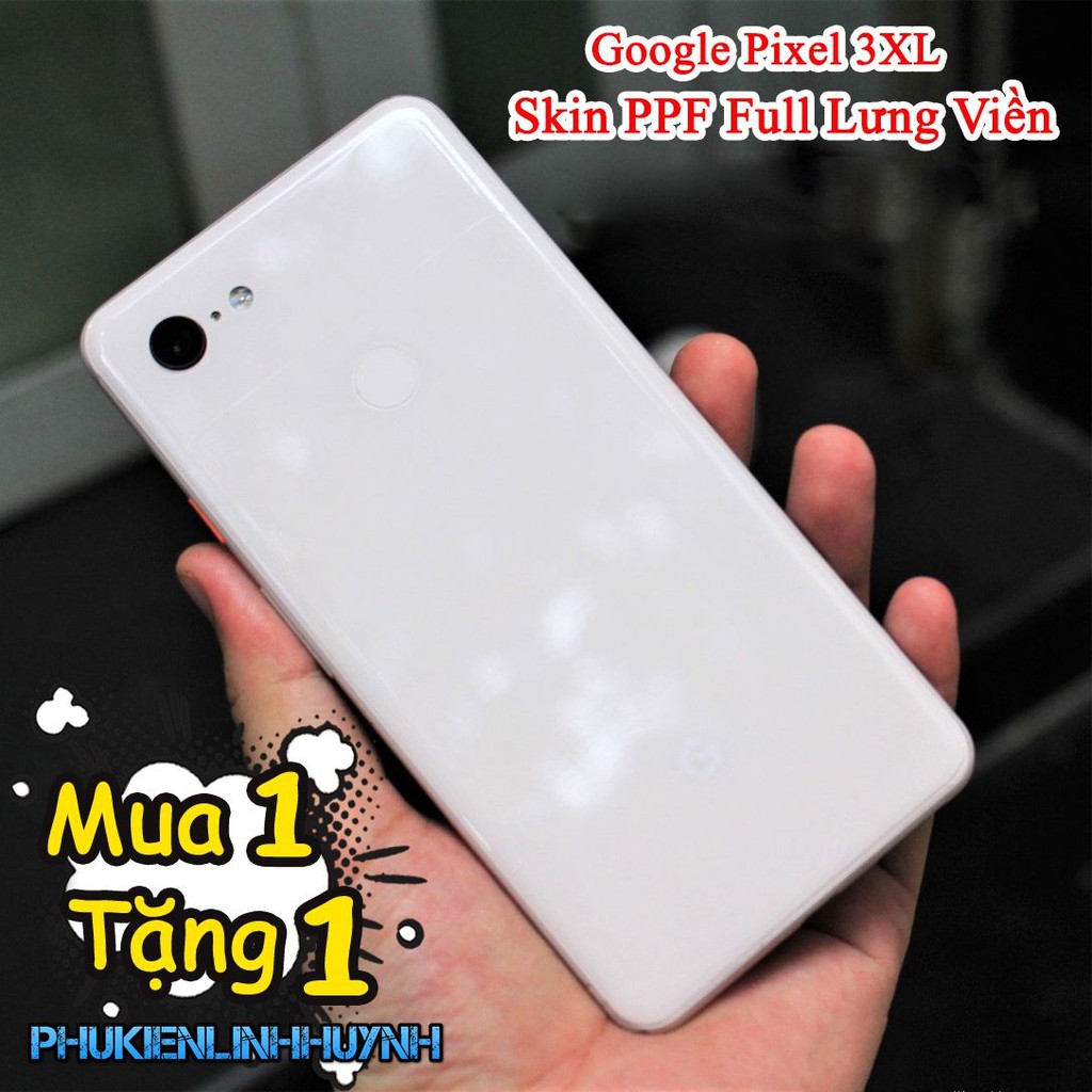 Google Pixel 3 XL_Miếng dán bảo vệ PPF Full viền, chống bám vân tay (Tặng 1 miếng dự phòng và bộ dán).