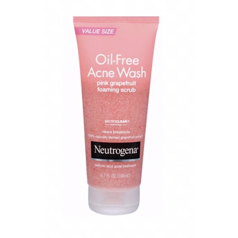 Sữa rửa mặt dành cho da mụn Neutrogena Oil-Free Acne Wash - Hàng Mỹ