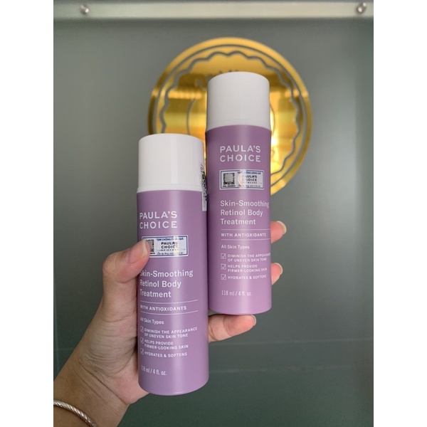 Kem dưỡng thể trắng da chống lão hoá Resist Retinol Skin Smoothing Body Treatment Paula ‘s choice