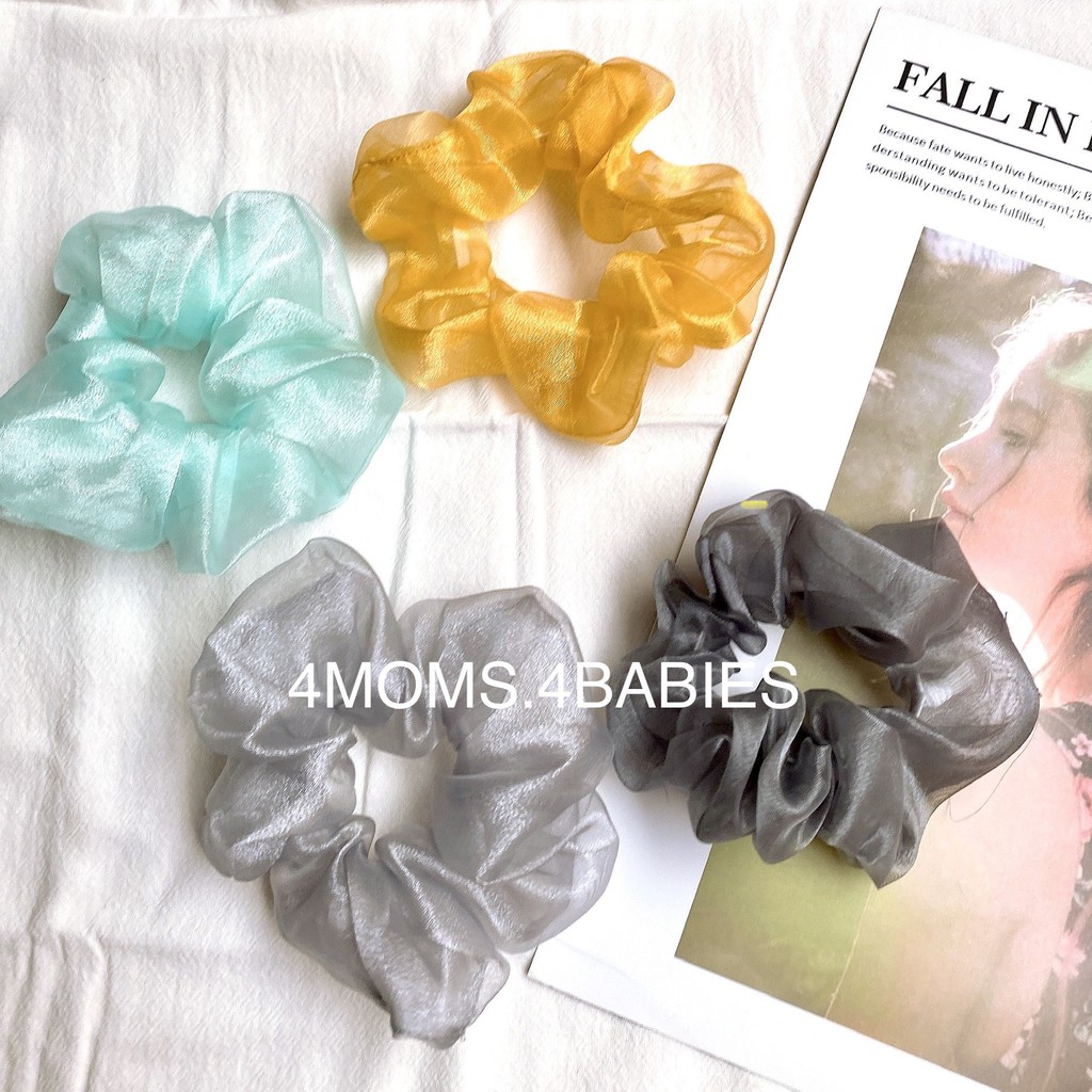 [Tim.Little]CỘT TÓC VẢI SCRUNCHIES THỜI TRANG, ĐEO TAY VON HÀN