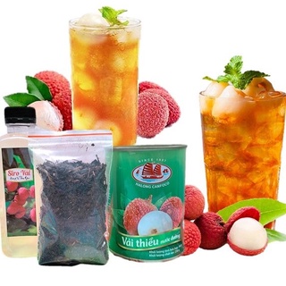 Set Trà Vải Tự Pha Siêu Ngon 5-7 Ly