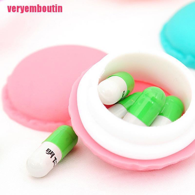 Hộp Đựng Thuốc / Trang Sức Mini Màu Macaron Dễ Thương