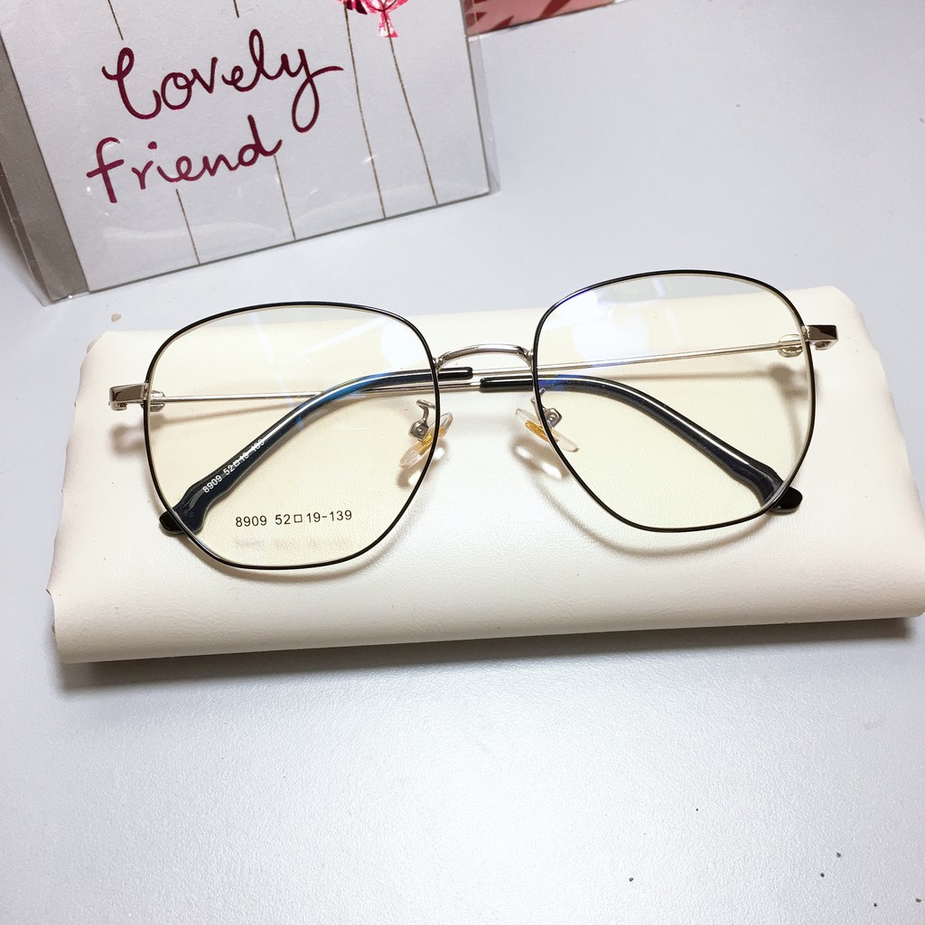 [Mã FARSSTGRE giảm 5K đơn bất kỳ] Gọng kính vuông 8909 nhận cắt cận viễn loạn | BigBuy360 - bigbuy360.vn