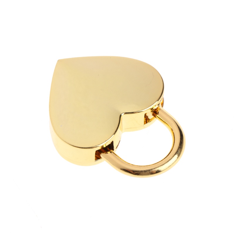 Ổ Khóa Trái Tim Mini Bằng Kim Loại Kèm Chìa Khóa Dành Cho Cặp Đôi