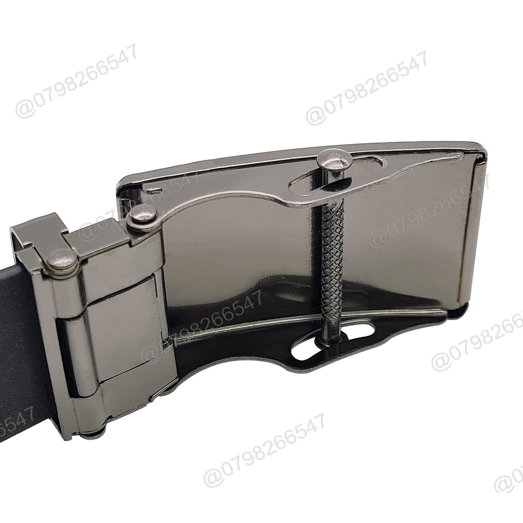 Dây lưng nam cao cấp cao su bóng DHM-223 | Đầu khoá lăn nhám | giao mặt ngẫu nhiên | Bảo hành 12 tháng