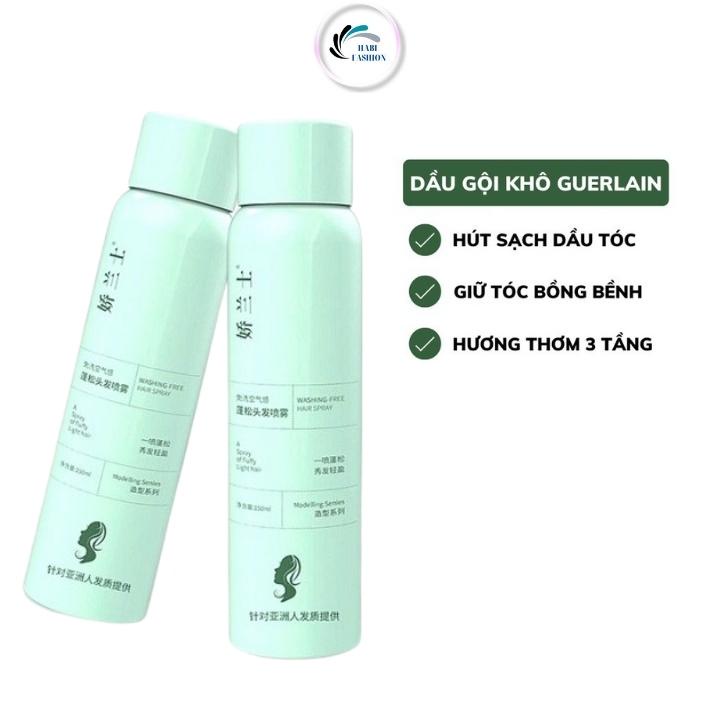 Dầu Gội Khô Guerlain - Dầu Gội Đầu Khô – Dầu Gội Khô Nội Địa Trung Xịt Tóc Khô Bồng Bềnh Tức Thì 150ml