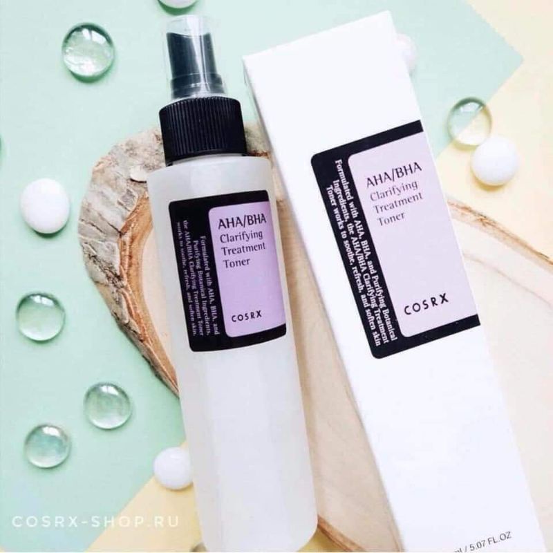 Nước Hoa Hồng Giảm Mụn Cosrx AHA BHA Clarifying Treatment Toner