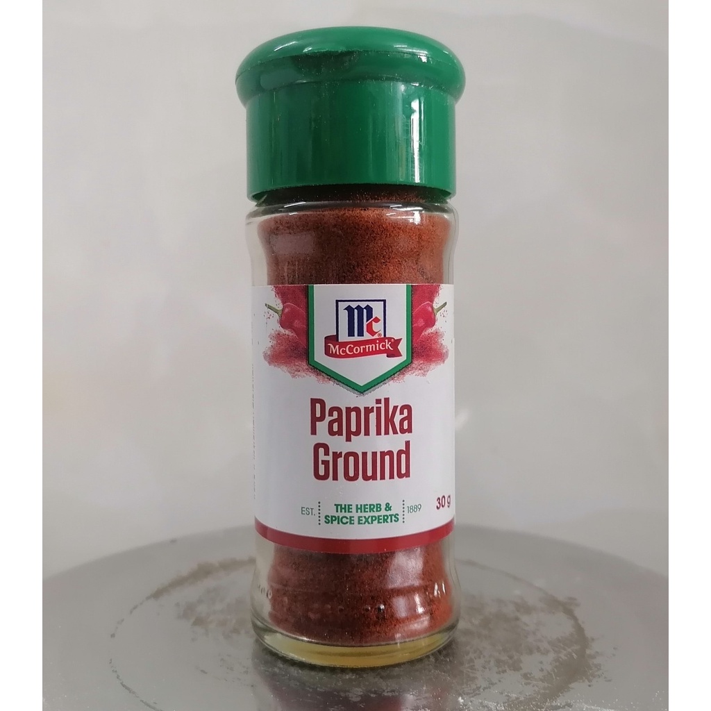 [Lọ nhỏ 30g - Paprika Ground] BỘT ỚT CỰA GÀ (Gia vị thực phẩm) [Australia] MCCORMICK (anm-hk)