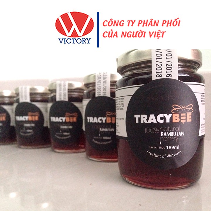 MẬT ONG TRACYBEE HOA CHÔM CHÔM 189ML - VictoryPharmacy