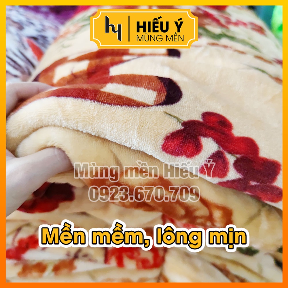 [15 MẪU] Mền tuyết nhung 1m8x2m Hiếu Ý siêu mịn, chăn nhung, chăn tuyết - ẢNH THẬT