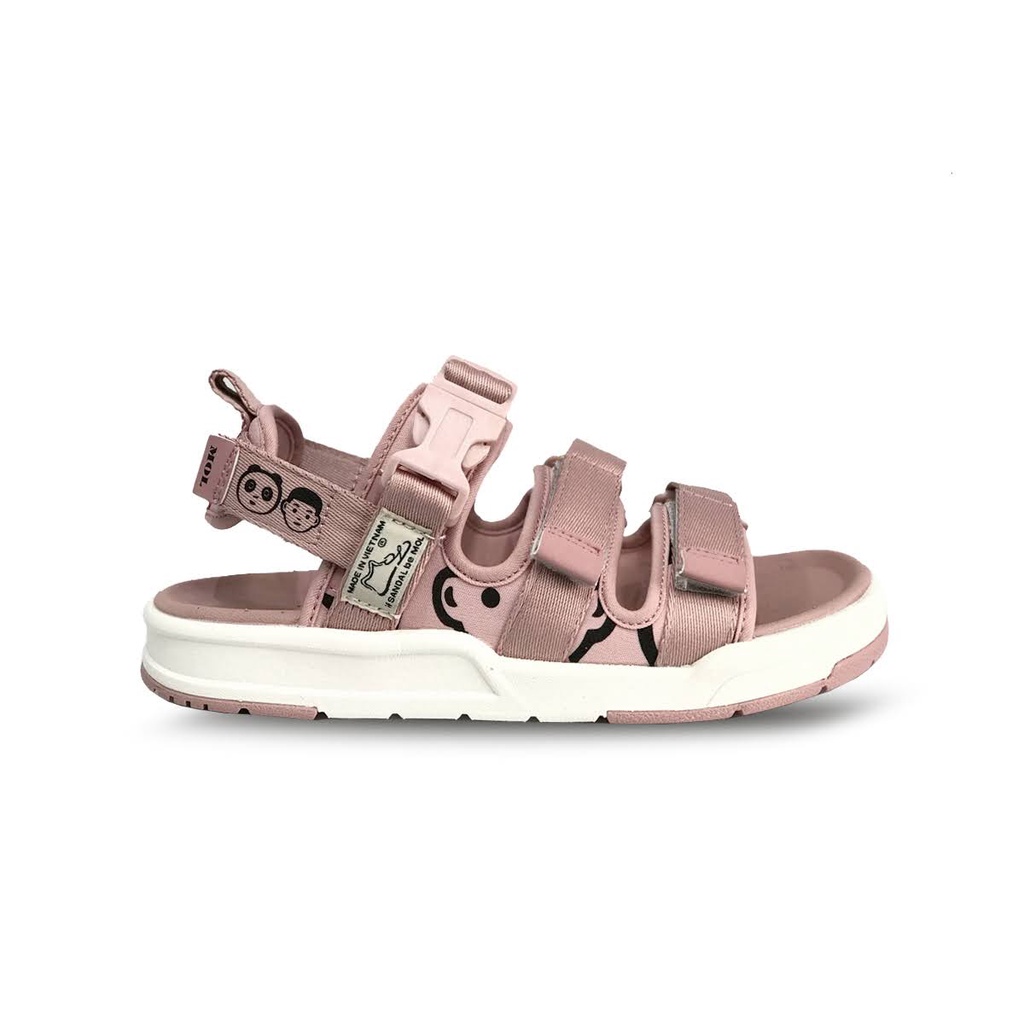 Sandal Nữ Đế Cao 3 Quai Ngang, Quai Sau Có Thể Tháo Rời MS1801