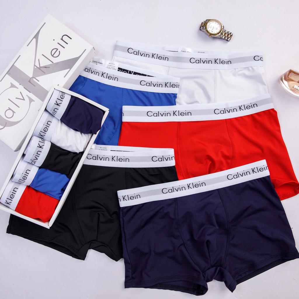 Quần Sịp Nam Boxer, Quần Lót Nam Thun Lạnh Cao Cấp Co Giãn Thoáng Mát Kháng Khuẩn CKT-CB5