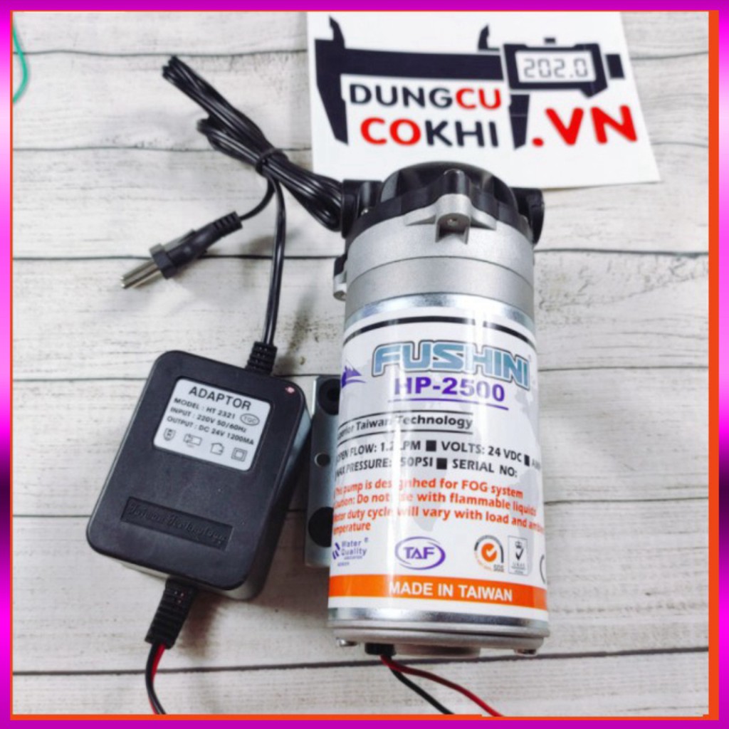 [GIÁ TỐT] Máy phun sương 24v Cao cấp chính hãng FUSHINI, đi kèm đổi nguồn 24v