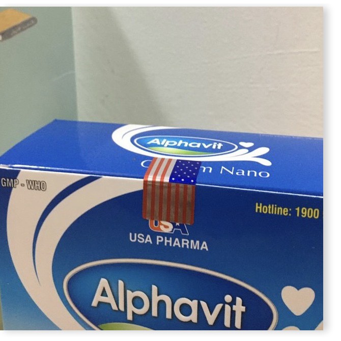Alphavit Calci Nano tăng cường canxi cho hệ xương chắc khỏe bé thông minh cho bé hộp 20 ống, sản phẩm có nguồn gốc xuất