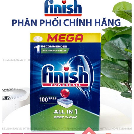 Viên rửa bát 100 viên Finish All in 1 - 6in1 - CLASSIC CAO CẤP HƠN VIÊN