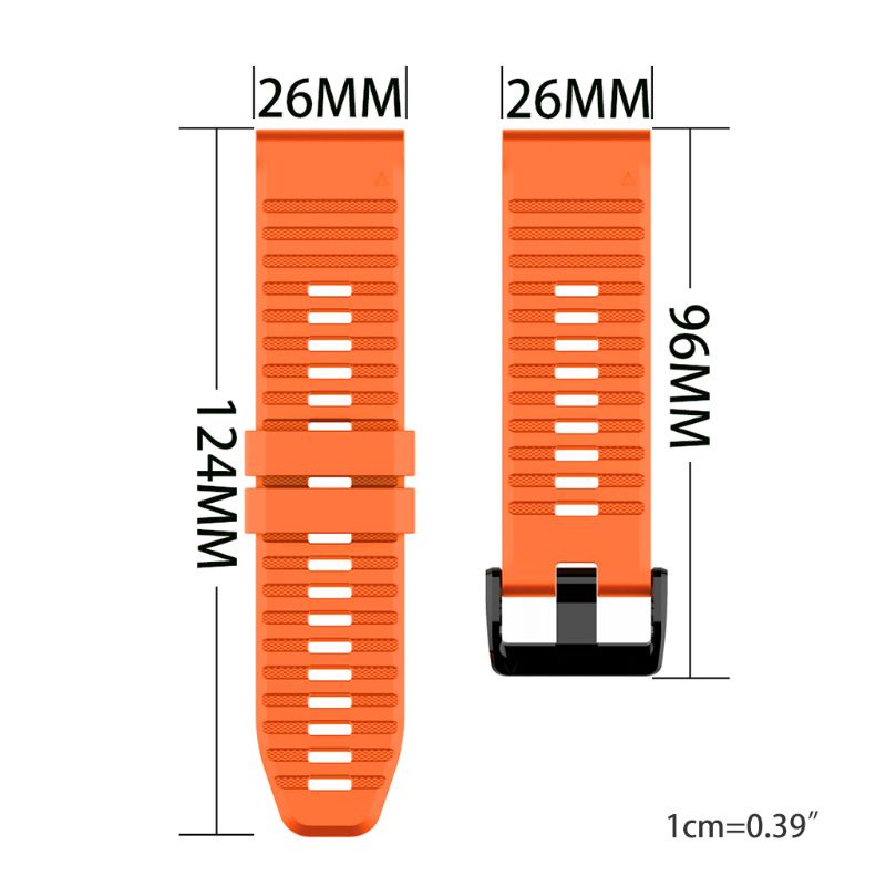 Dây Đeo Silicon Cho Đồng Hồ Thông Minh Fenix6X 5X Plus 3