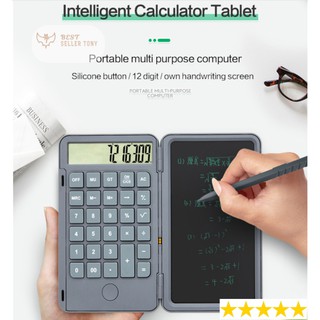 Máy tính bỏ túi tích hợp bảng vẽ LCD tự nạp sạc và xoá thông minh ⚜️PlanTech⚜️