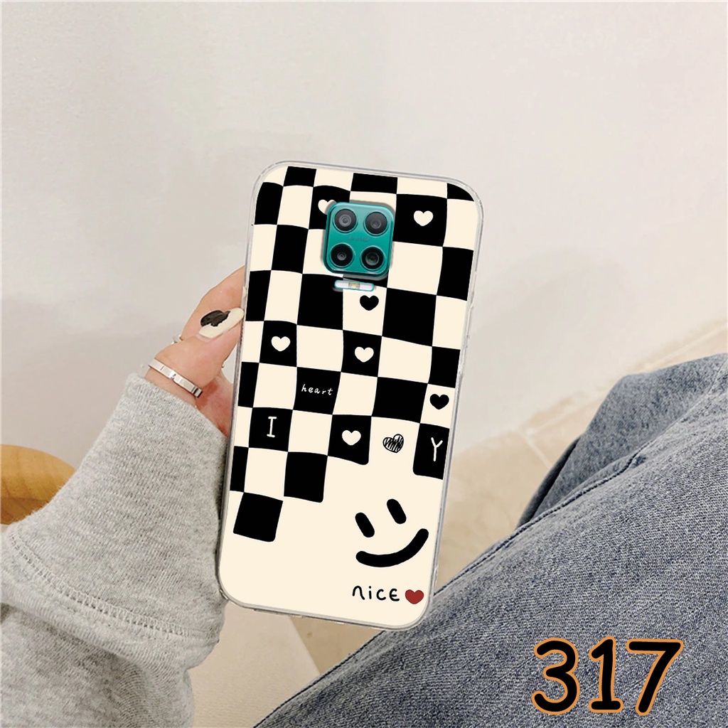 Ốp Lưng Vsmart Aris - Vsmart Aris Pro in hình họa tiết caro  - Chất liệu Silicon siêu bền, sang trọng