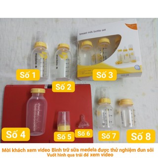 Bình trữ sữa Medela 150ml/ 250ml chính hãng