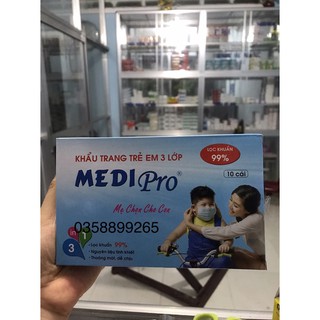 Khẩu trang Y tế Medipro cho bé hộp 10 cái