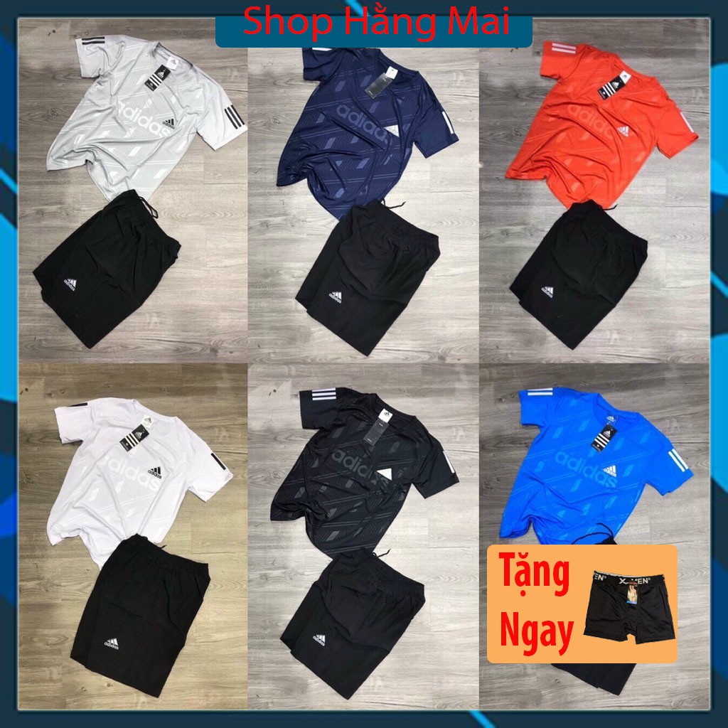[GIÁ SỐC] Bộ Hè Nam, Bộ Thể Thao Nam Adidas Cộc tay chất liệu thun lạnh mềm mịn - BN296 | BigBuy360 - bigbuy360.vn