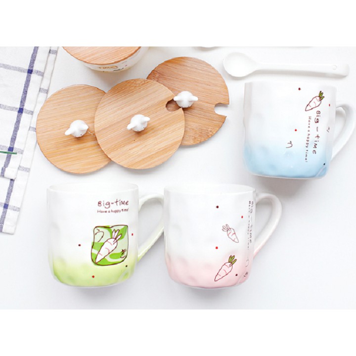 Cốc Gốm Sứ, Cốc Pha Cà Phê Hình Thỏ Big Time 400ml | BigBuy360 - bigbuy360.vn