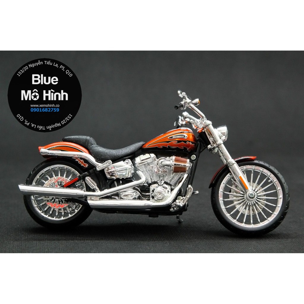 Xe mô hình mô tô Harley Davidson CVO Breakout 1:12