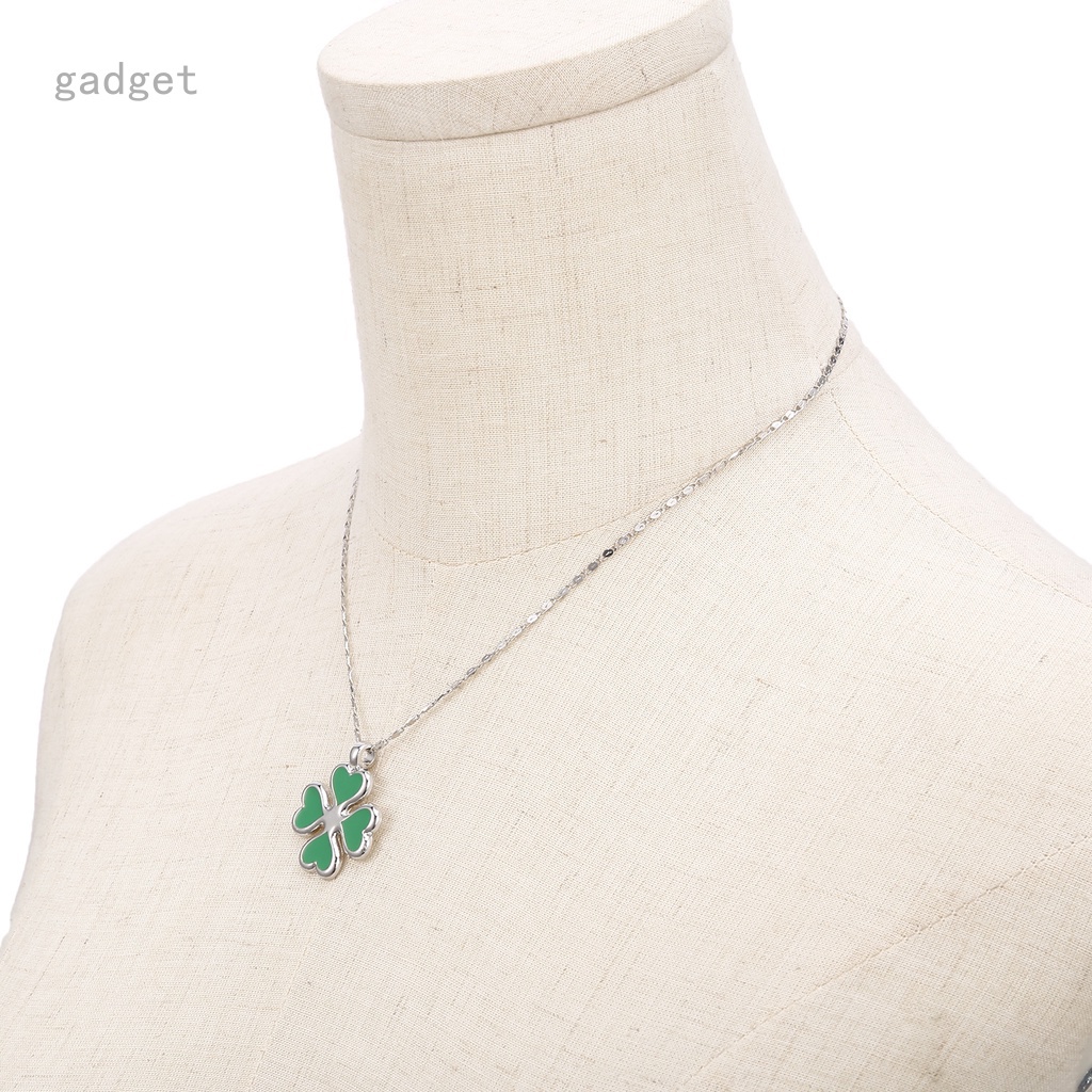 Vòng cổ mặt cỏ ba lá may mắn cho nam và nữ