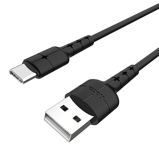 Cáp sạc USB Type C Hoco X30 dài 1.2m sạc nhanh 2.0A, có đèn LED báo sạc