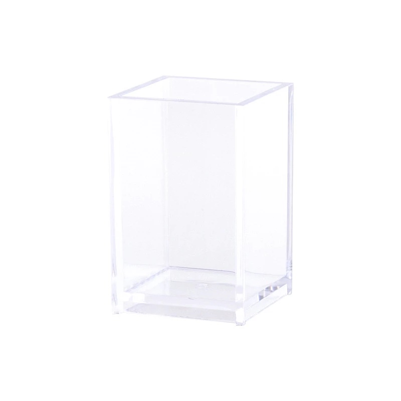 Hộp Đựng Cọ Trang Điểm Bằng Acrylic Trong Suốt Tiện Dụng