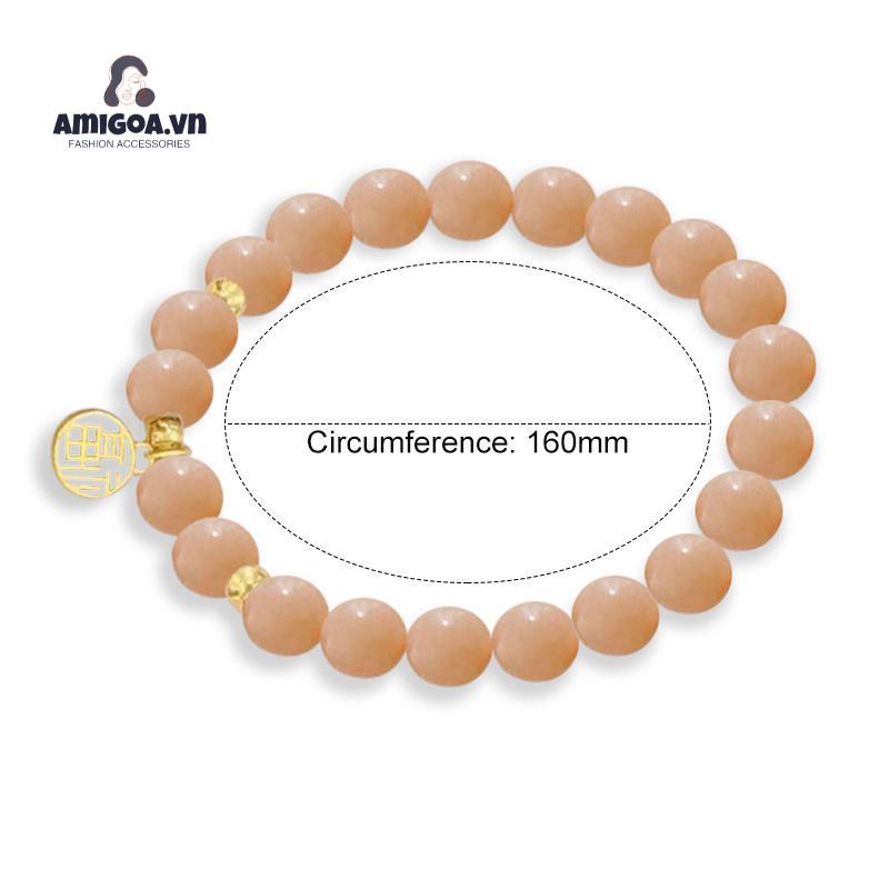 ✨✨Vòng Tay Đá Sunstone Tự Nhiên Tinh Tế Cho Nữ