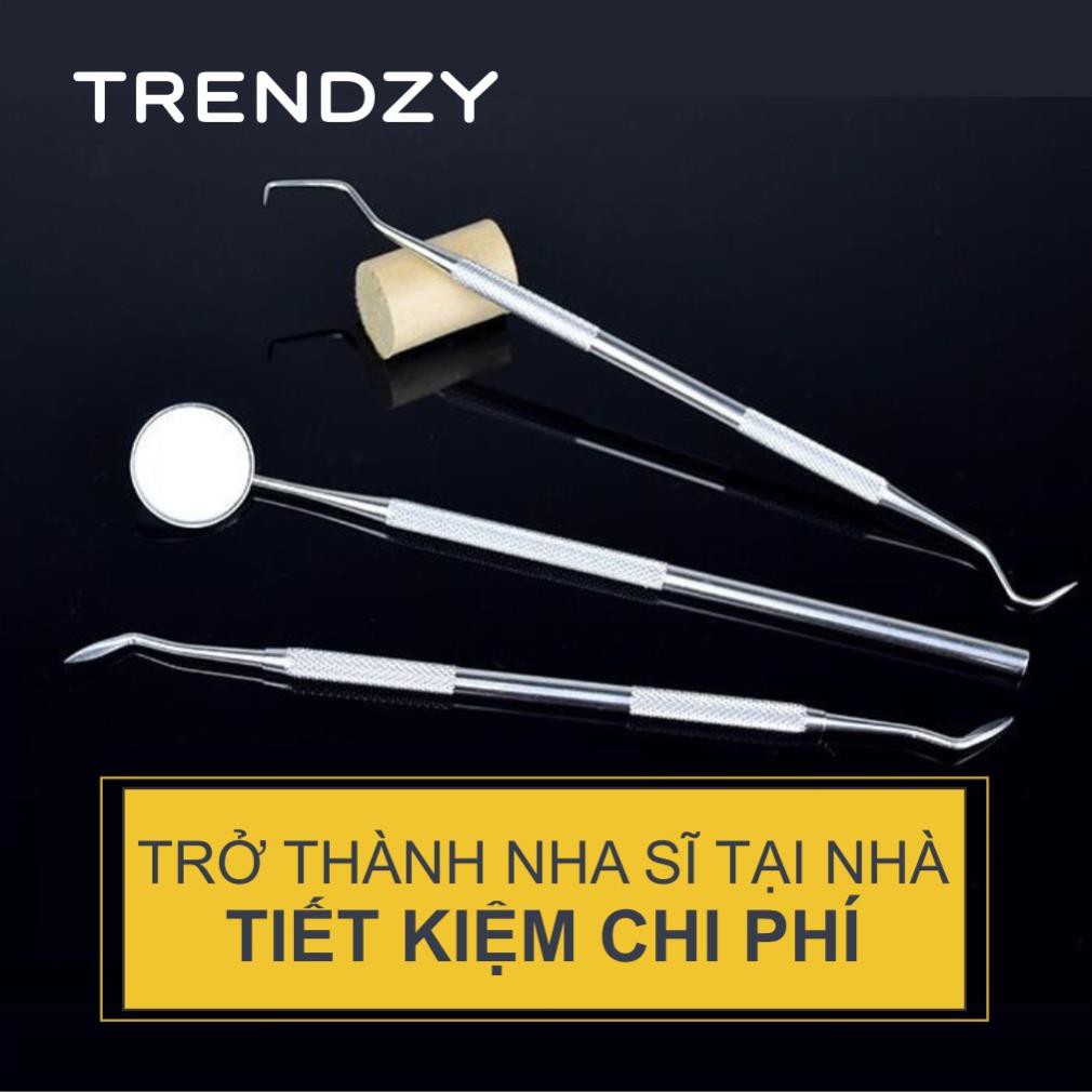 [Combo + 🎁 + Sale25%] Bộ lấy cao răng inox cao cấp - Tẩy cao răng, vôi răng chuyên nghiệp tại nhà - chuẩn nha khoa