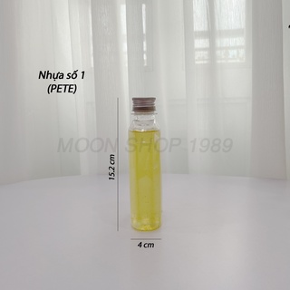 Combo 50 chai nhựa dẹp tròn 330ml kèm nắp nhôm cao cấp fi 28