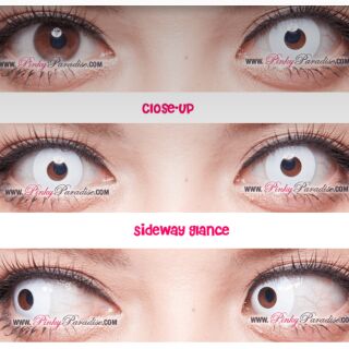 Whiteout crazy lens ( lens cosplay trắng)