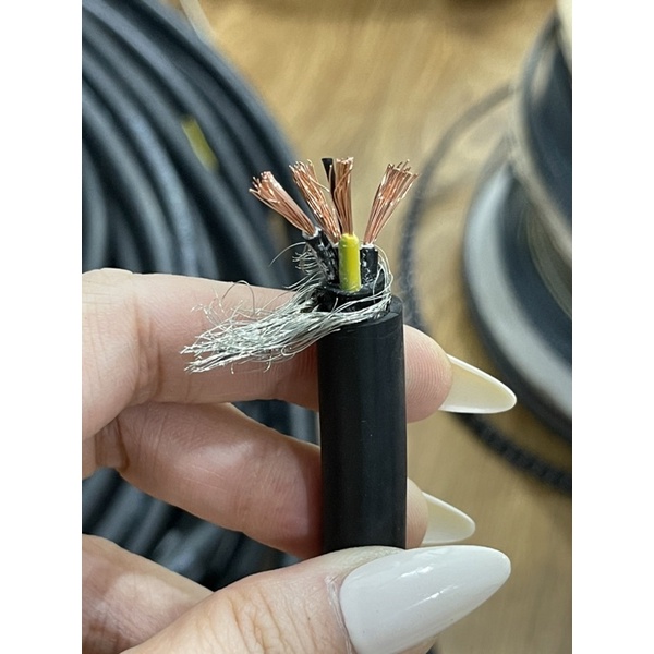 Dây nguồn Đức cổ Kabel 4 lõi đồng nguyên chất 1,5mm dùng cho thiết bị đầu phát CD Pre Cối