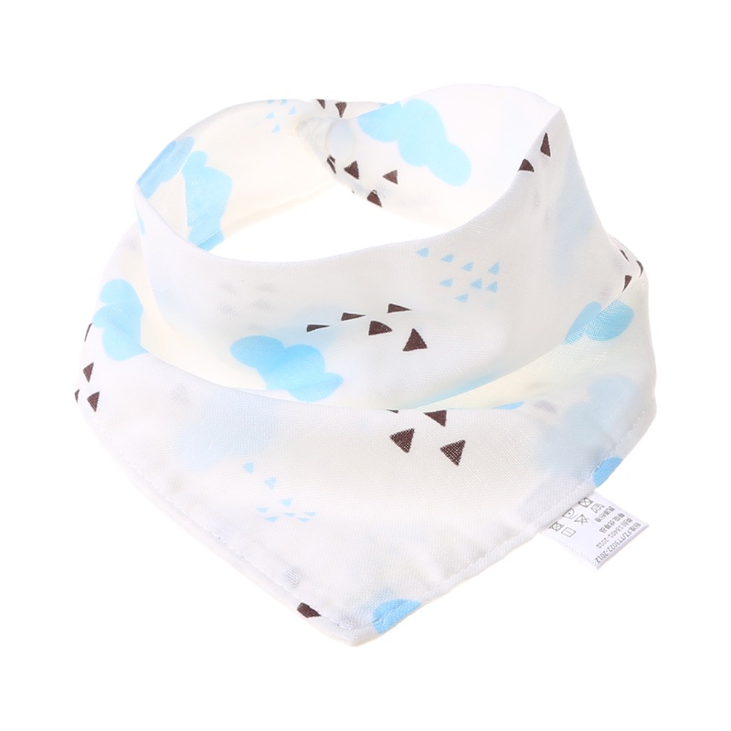 Set 5 Yếm Ăn Bằng Vải Gạc Phong Cách Muslin Cho Bé Sơ Sinh