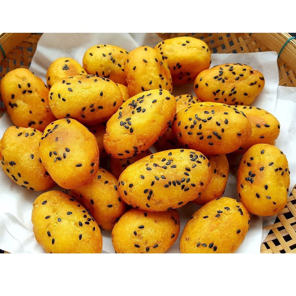 Khoai Lang Kén Minh Thành 1kg 4 Gói, Chiên giòn, Thơm Ngon, Béo Ngậy Mùi Sữa Dừa An Toàn Vệ Sinh Thực Phẩm, Hỏa Tốc