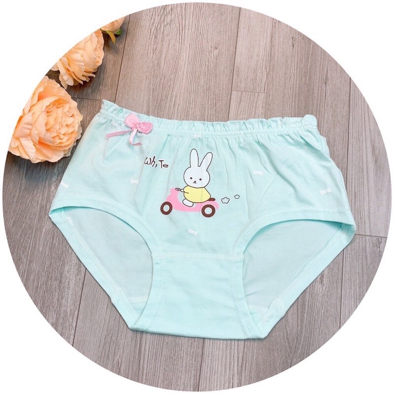 Quần chíp bé gái 100% cotton mềm mại