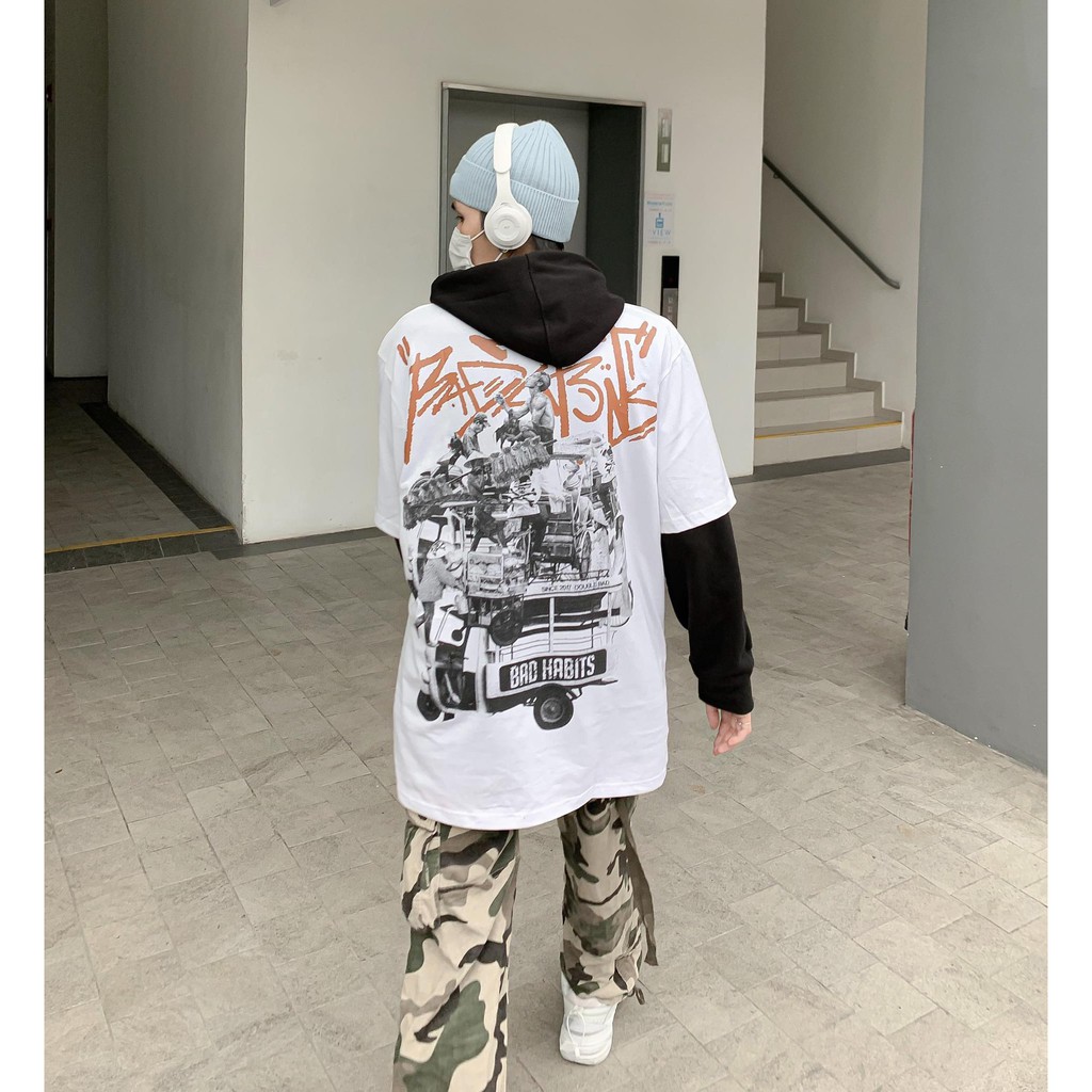 Áo Thun Unisex Bad Habits Vietnamese 100% Cotton - Local Brand Chính Hãng | BigBuy360 - bigbuy360.vn