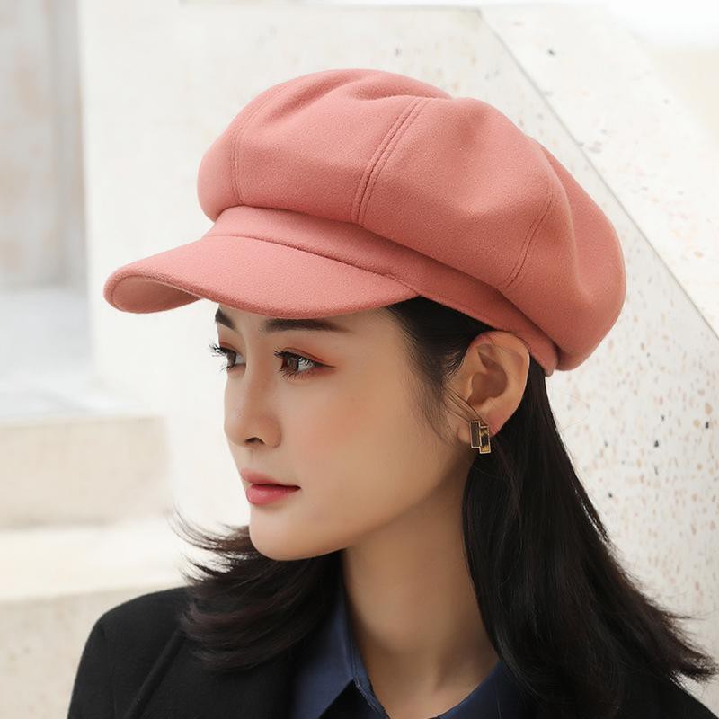 Mũ nón nồi, beret nữ phong cách HÀN QUỐC - màu trơn