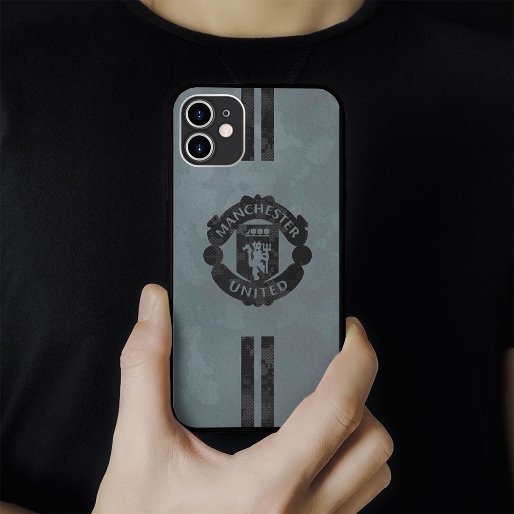 Ốp di động logo bất tử MU may Iphone 6 6s 7 7s 8 SE X XR XS 11 12 13 Plus Pro Promax MUT2200044